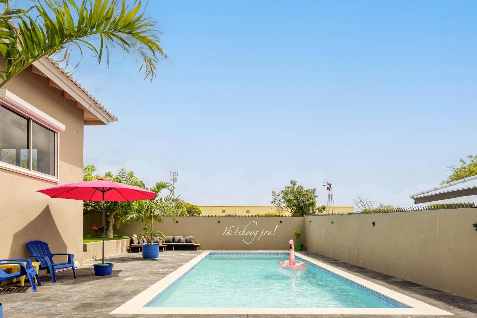 Villa Familiewoning Met Prive Zwembad à Willemstad Extérieur photo